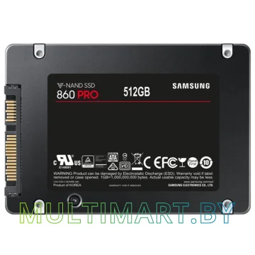 SSD диск Samsung 860 Pro 512GB (MZ-76P512BW) картинка 5